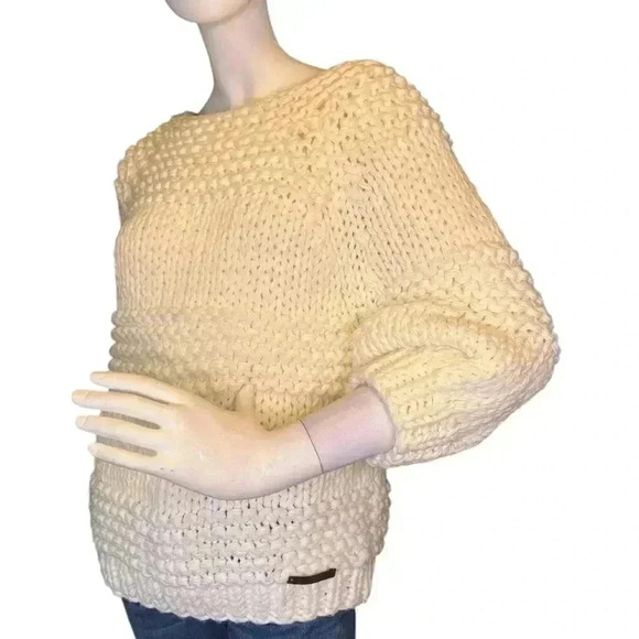 Wishlist Chunky crewneck hand made sweater size s/m. - Picture 3 of 15